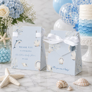 Sea you soon, Baby Shower Boy Coastal Gift Favor Boxes