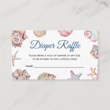 Sea You Soon Baby Shower Diaper Raffle