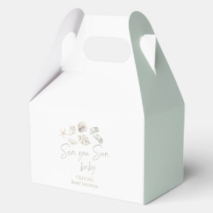 Sea you soon baby shower favor boxes