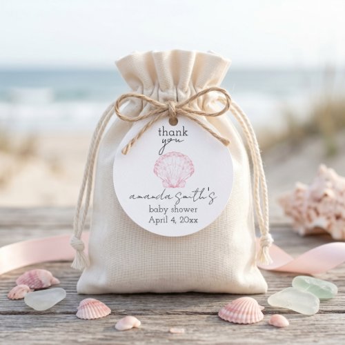 Sea You Soon Baby Shower Favor Sticker