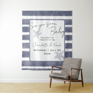 Sea You Soon Baby Shower Horizontal Backdrop