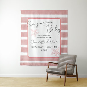 Sea You Soon Baby Shower Horizontal Backdrop