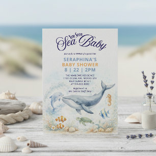 Sea You Soon Baby Shower Invitation