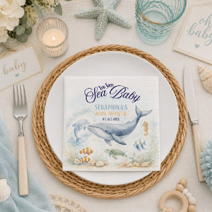 Sea You Soon Baby Shower Napkins