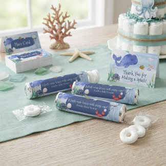 Sea You Soon Baby Shower Ocean theme  Breath Savers® Mints