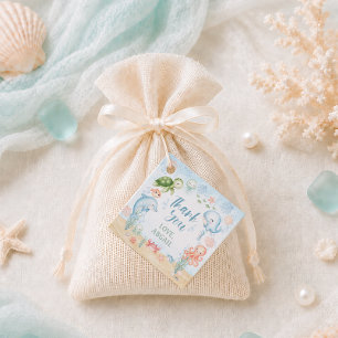Sea You Soon Ocean Baby Shower Gift Favor Tags