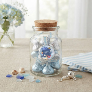 Sea You Soon sea ocean creature watercolor blue b Hershey®'s Kisses®
