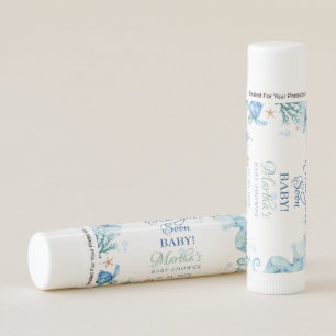 Sea You Soon Seashell Baby Shower Lip Balm