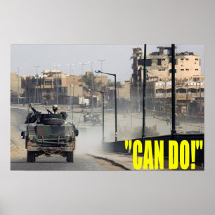 Seabees Can Do Poster