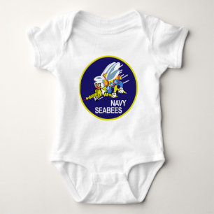 Seabees NAVY Baby Bodysuit