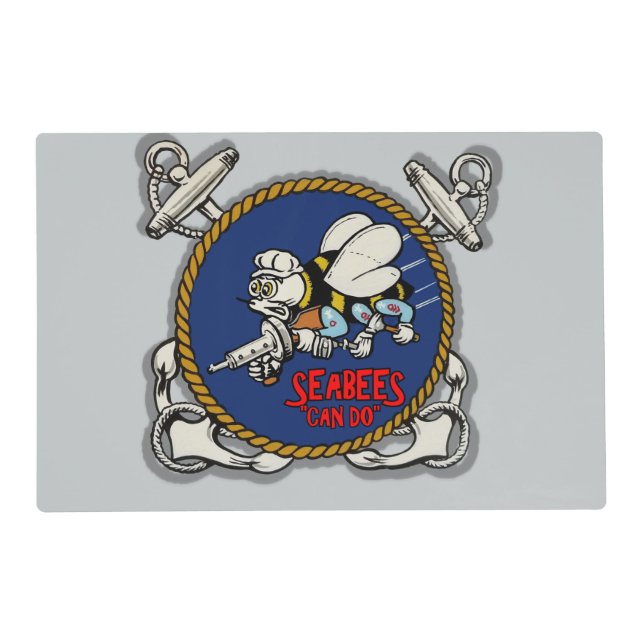 SEABEES PLACEMAT (Front)