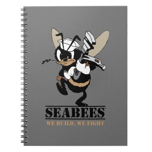 Seabees We build We Fight Notepad Notebook