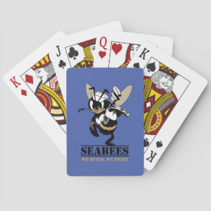 Seabees We Build We Fight Playing Cards
