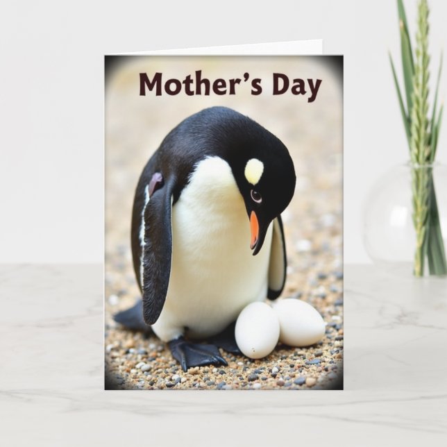 Seabird Mothers Day Portrait Card (Front)