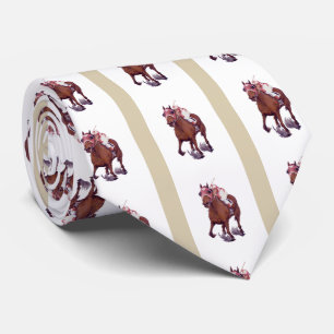 Seabiscuit Defeats War Admiral in Race Neck Tie