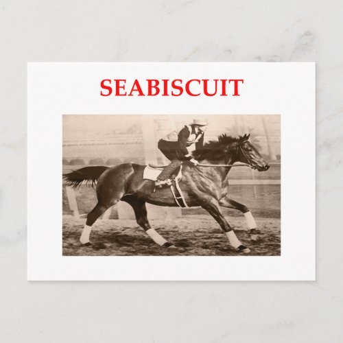 seabiscuit postcard