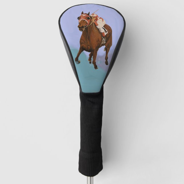 Seabiscuit - Thoroughbred Champion - Personalize  Golf Head Cover (Front)