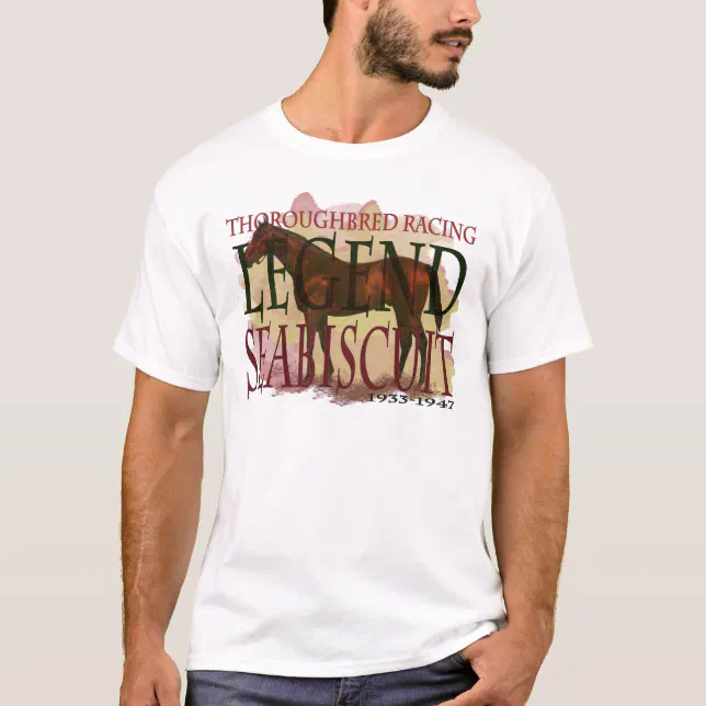 Seabiscuit - Thoroughbred Racing Legend T-Shirt | Zazzle