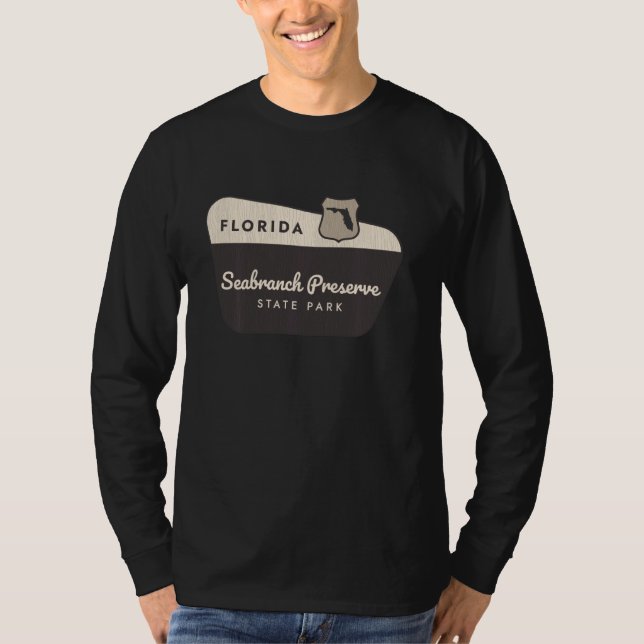 Seabranch Preserve State Park Florida Welcome Sign T-Shirt (Front)