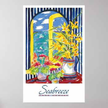 Seabreeze-poster Poster by ormsbyeditions at Zazzle
