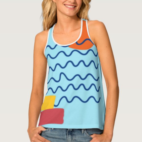 Seabreeze Serenity perfect beach inspired Tank Top