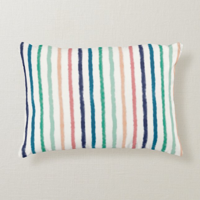 Seabreeze Stripes Accent Pillow (Front)