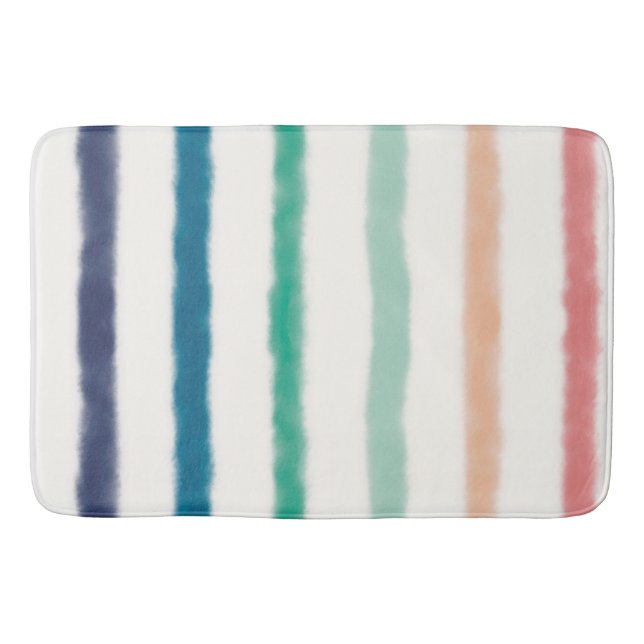 Seabreeze Stripes Bath Mat (Front)
