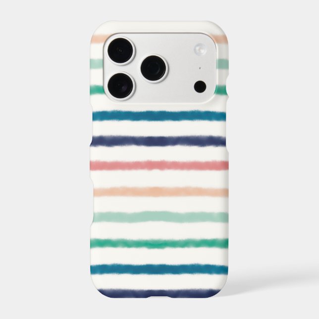 Seabreeze Stripes Iphone Case (Back)