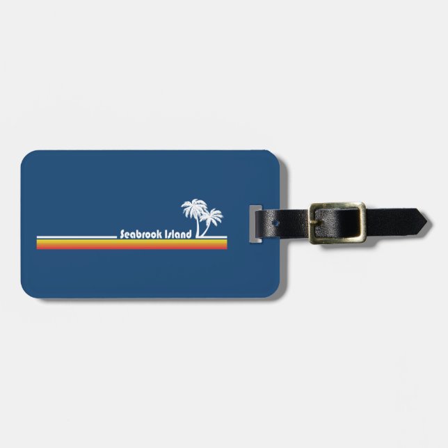 Seabrook Island South Carolina Luggage Tag (Front Horizontal)