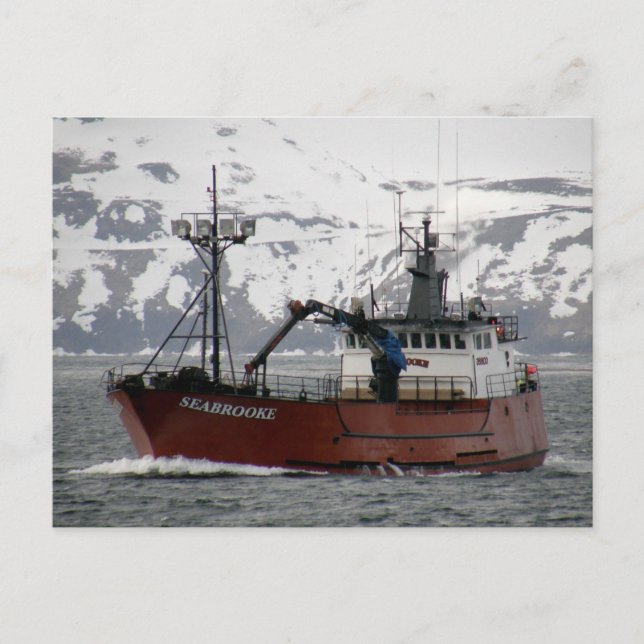 Seabrooke, Crab Boat in Dutch Harbor, Alaska Postcard (Front)