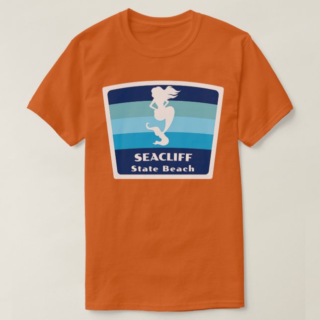 Seacliff State Beach California CA Beach Swimming  T-Shirt (Design Front)