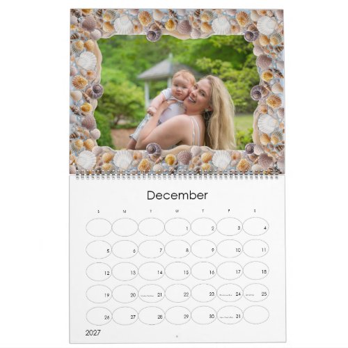 Seacoast Framed 12-month Family Photo Calendar