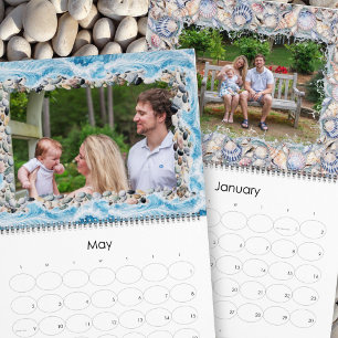 Seacoast Framed 12-month Family Photo Calendar
