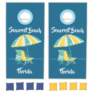 Seacrest Beach Florida Cornhole Set