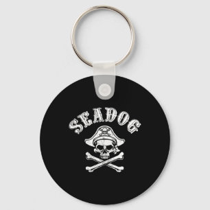 Seadog Pirate Boating Sailing Yachting Cruise Men Keychain