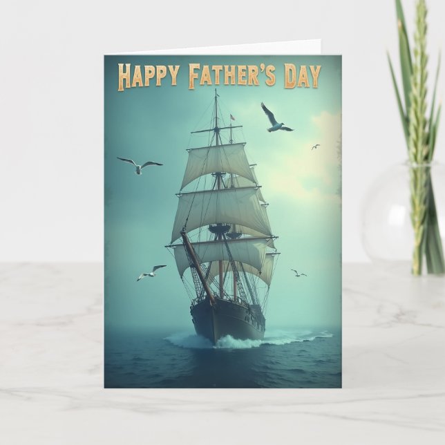 Seafaring Fathers Day Card (Front)