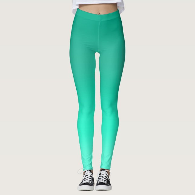Seafoam Fade  Leggings (Front)