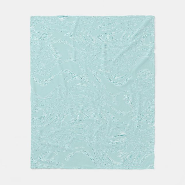 Seafoam Fleece Blanket 50” x 60” (Front)