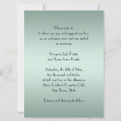 Seafoam Green and Silver, Gay Wedding Invitation | Zazzle