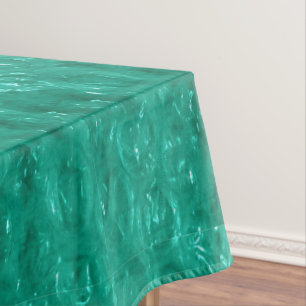 Seafoam Green Dappled Water Tablecloth