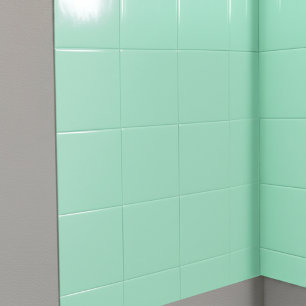 Seafoam Green (Retro Kitchen and Bathroom) Square Ceramic Tile