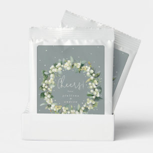 Seafoam Green Snowberry+Eucalyptus Winter Wedding Lemonade Drink Mix