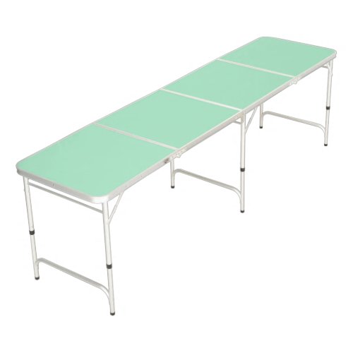 Seafoam Green Solid Color Beer Pong Table