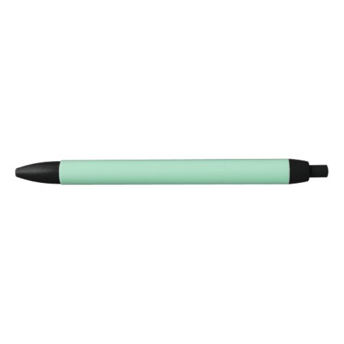 Seafoam Green Solid Color Black Ink Pen