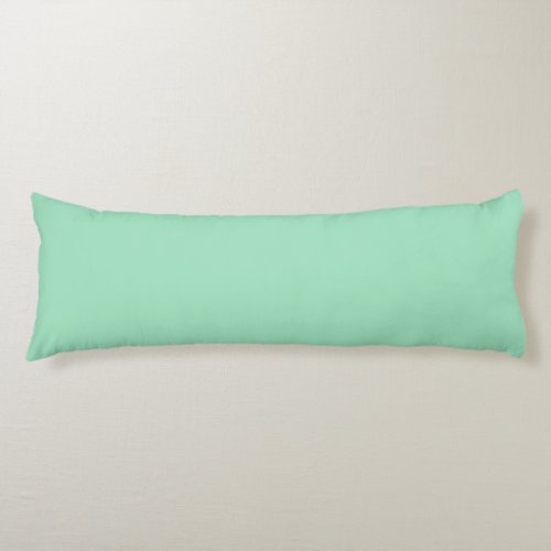 Seafoam Green Solid Color Body Pillow