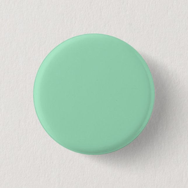 Seafoam Green Solid Color Button (Front)