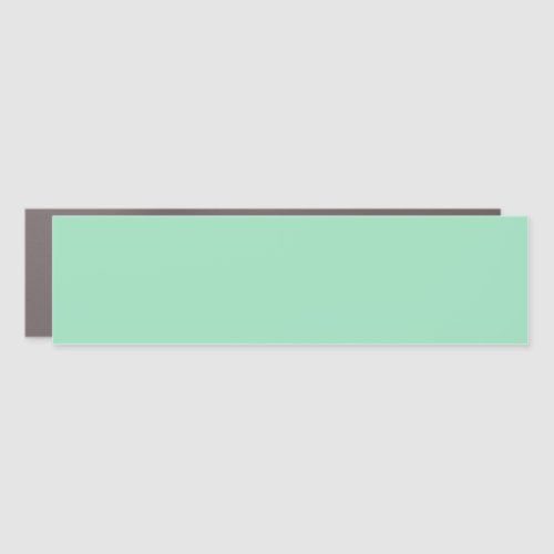 Seafoam Green Solid Color Car Magnet