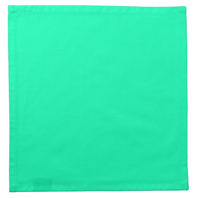 Seafoam Green Solid Color | Classic | Elegant Cloth Napkin (Front)