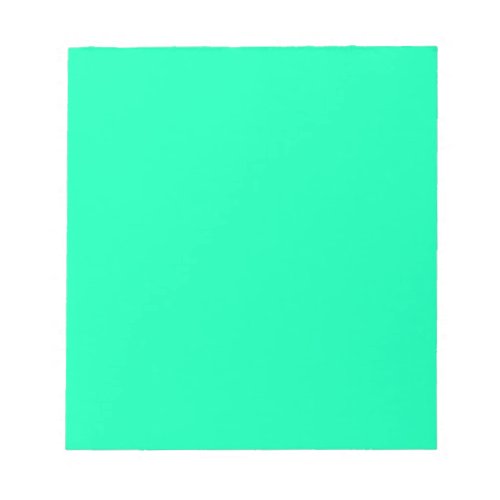 Seafoam Green Solid Color  Classic  Elegant Notepad