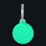 Seafoam Green Solid Color | Classic | Elegant Pet ID Tag<br><div class="desc">Seafoam Green Solid Color | Classic | Elegant | Trendy | Stylish | Gift</div>